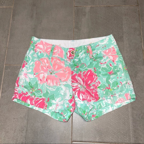 Lilly Pulitzer Callahan Shorts size 0 - Picture 2 of 8